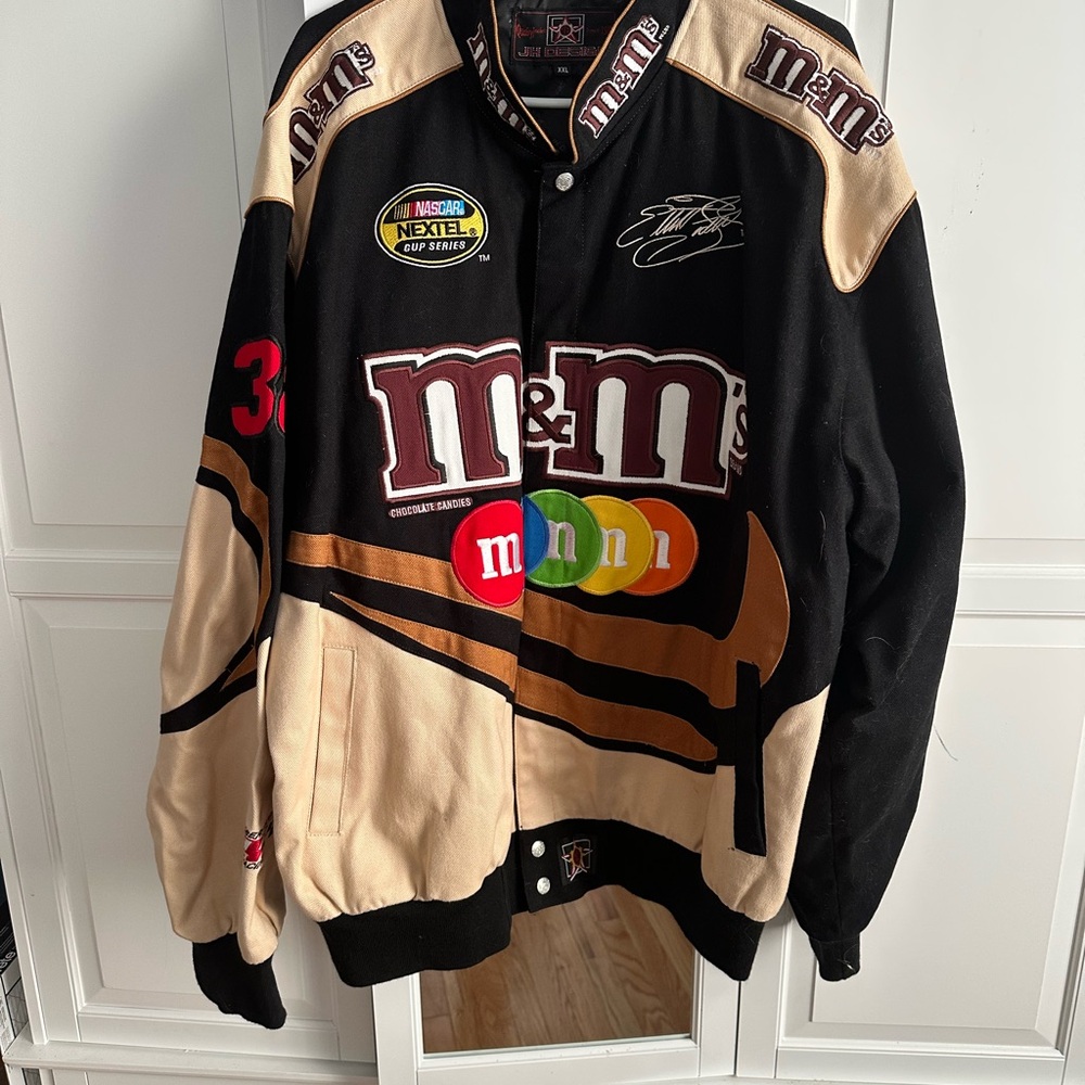 M&M'S Black and Tan Bomber Jacket